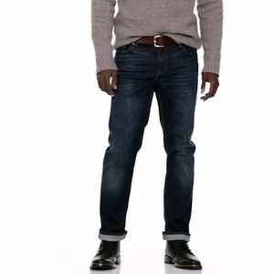 Straight medium wash jean